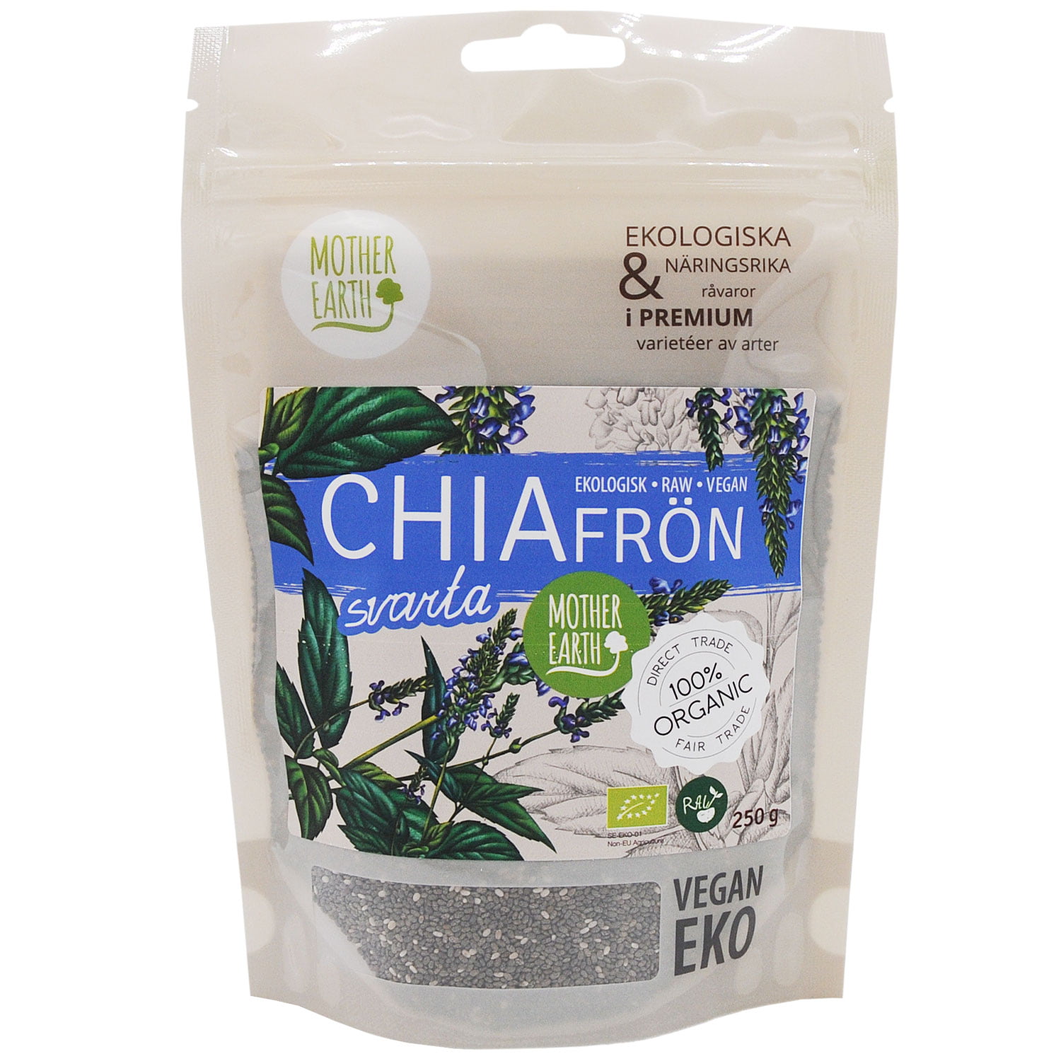 Chiafrö Svarta ME RAW&EKO 250g