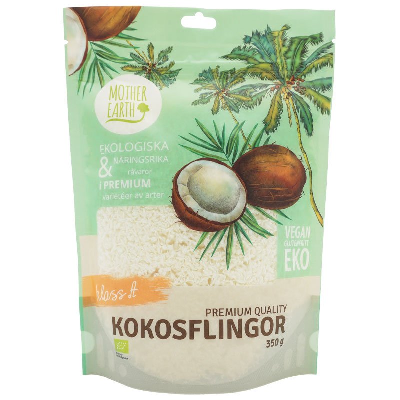 Mother Earth Premium Kokosflingor EKO 350g