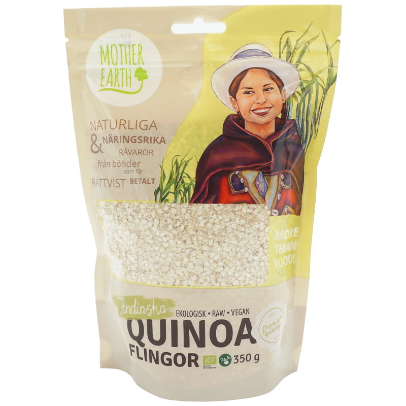Quinoaflingor raw&eko 350g