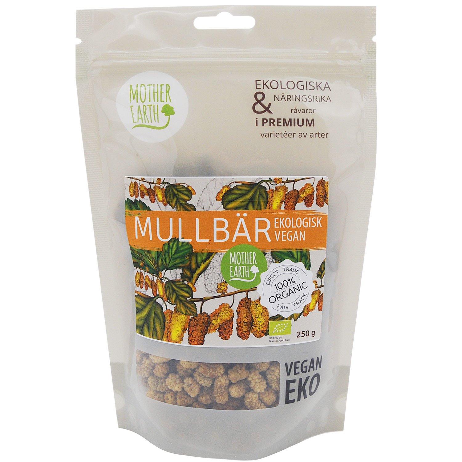 Mullbär raw&eko 250g