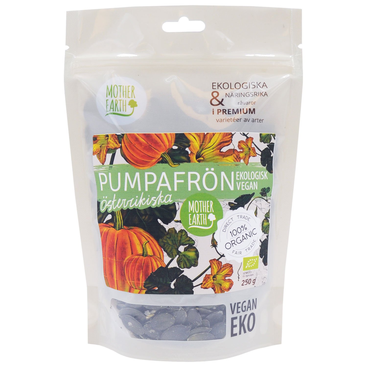 Pumpafrön stora EU eko 250g