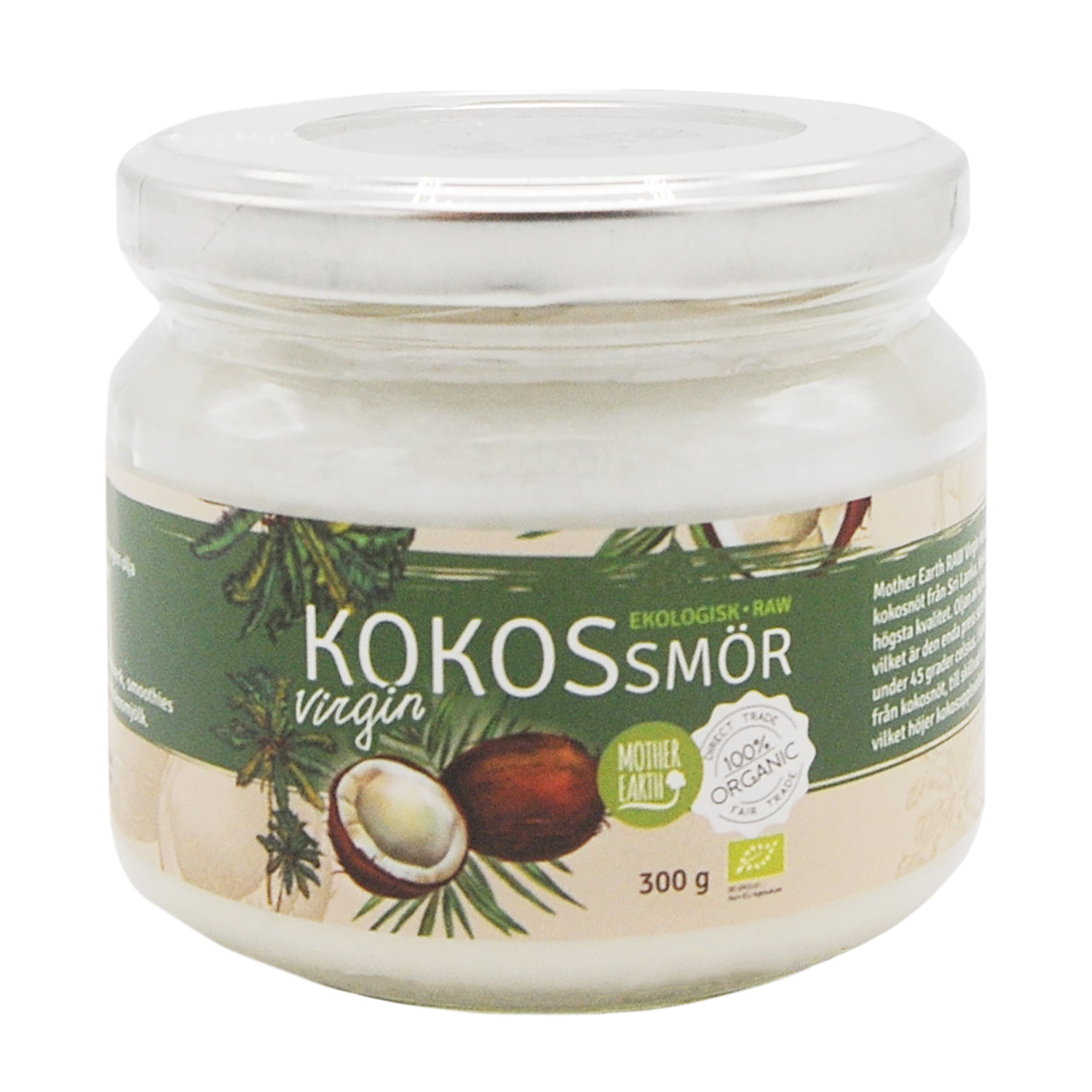 Kokossmör virgin raw&eko 300ml