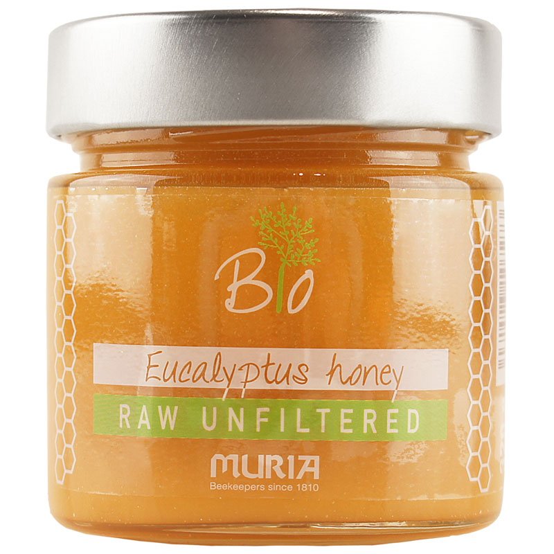 Muria RAW Ofiltrerad Honung Eucalyptus EKO 320g