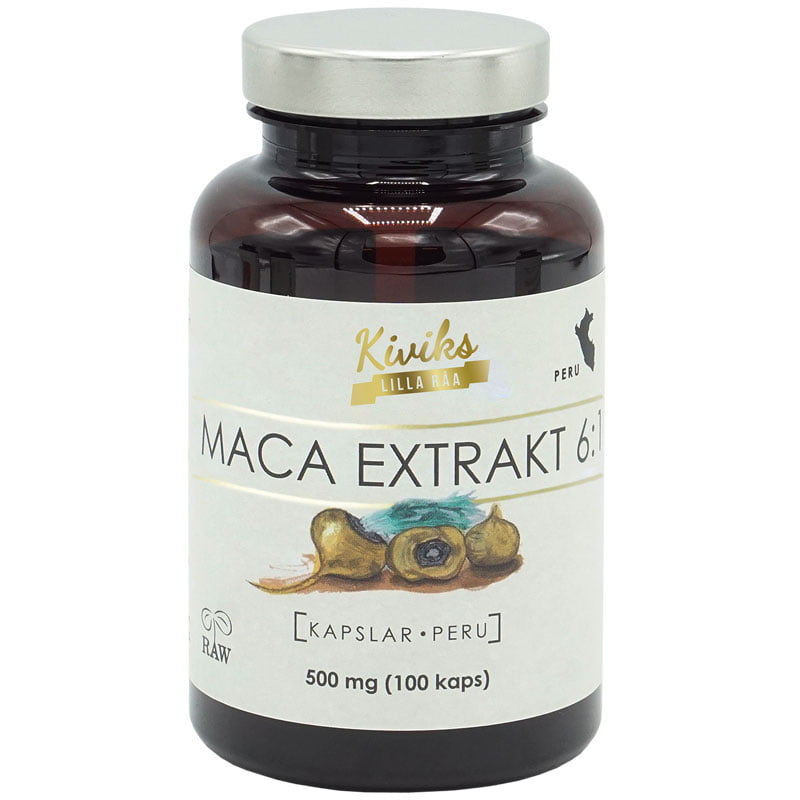 Macapulverextrakt 6:1 500mg 100 tabletter