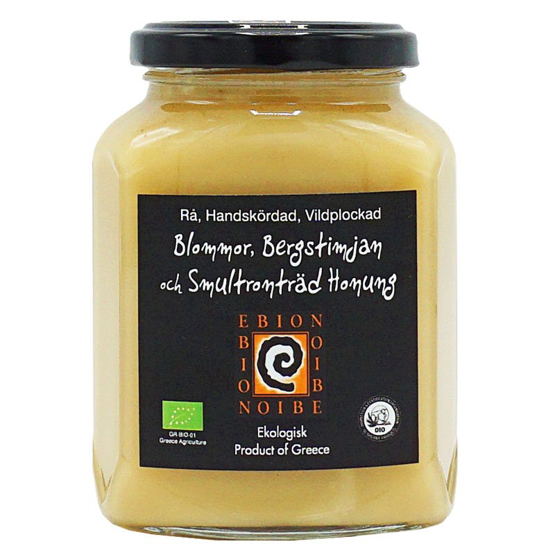 EBION Vildhonung (Smultronträ&Timjan) EKO&RAW 500g