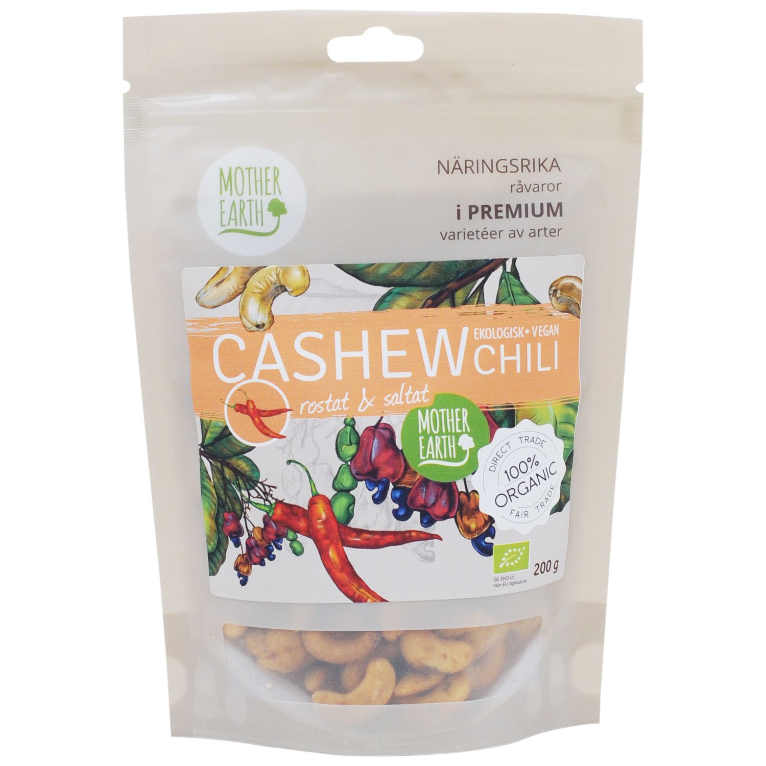 Cashew R&S Chili EKO 200g