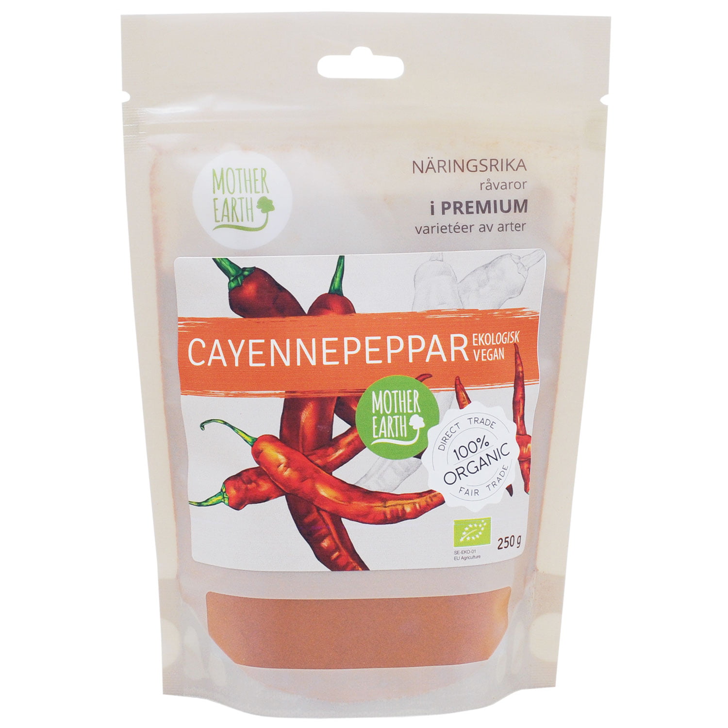 Cayennpeppar Mald ME EKO 250g