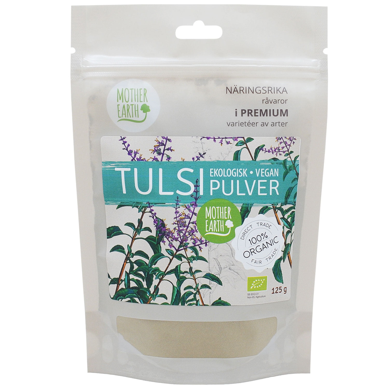 Mother Earth Tulsipulver EKO 125g