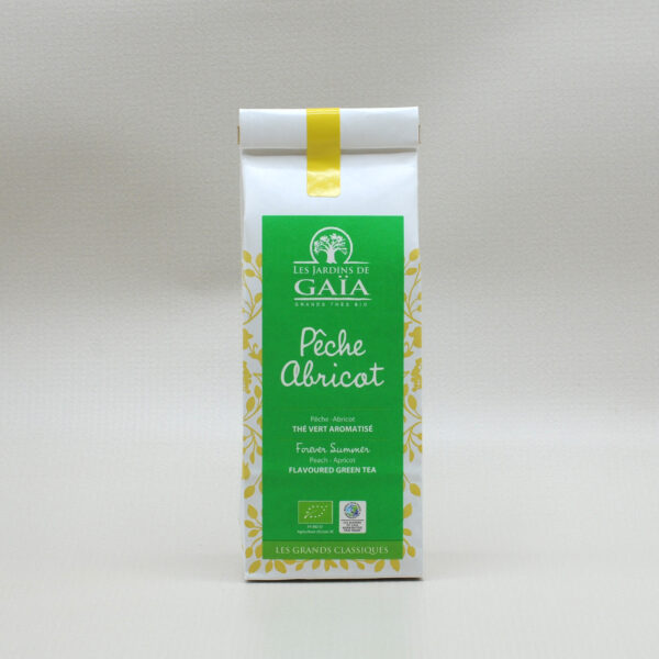 Les Jardins de Gaïa Forever Summer Persika Aprikos Grönt Te EKO 100g