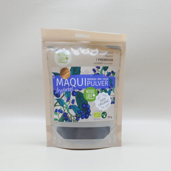 Mother Earth Maquipulver Frystorkat RAW&EKO 50g